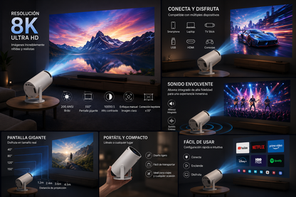 Mini Proyector CineXhome™ portátil  FullHD